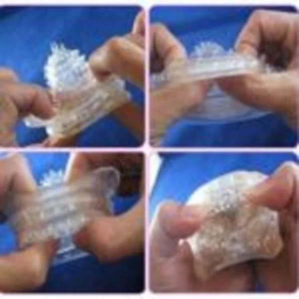 Crystal Flexible Silicone Reusable Condom - Image 2