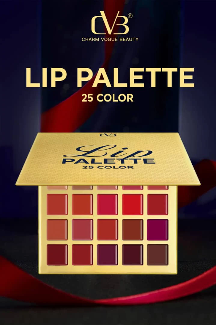 Cvb 25 Color Lipstick Lip Gloss Palette 24H Long-lasting moisturizing Waterproof matte Lip Palette Makeup,Pigmented Lipstick Set C222 - Image 3