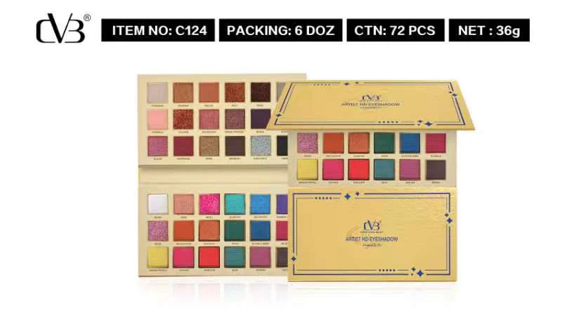 Cvb  Artist Hd Eye Shadow Designed In Pro 36 colors c124 - Image 2