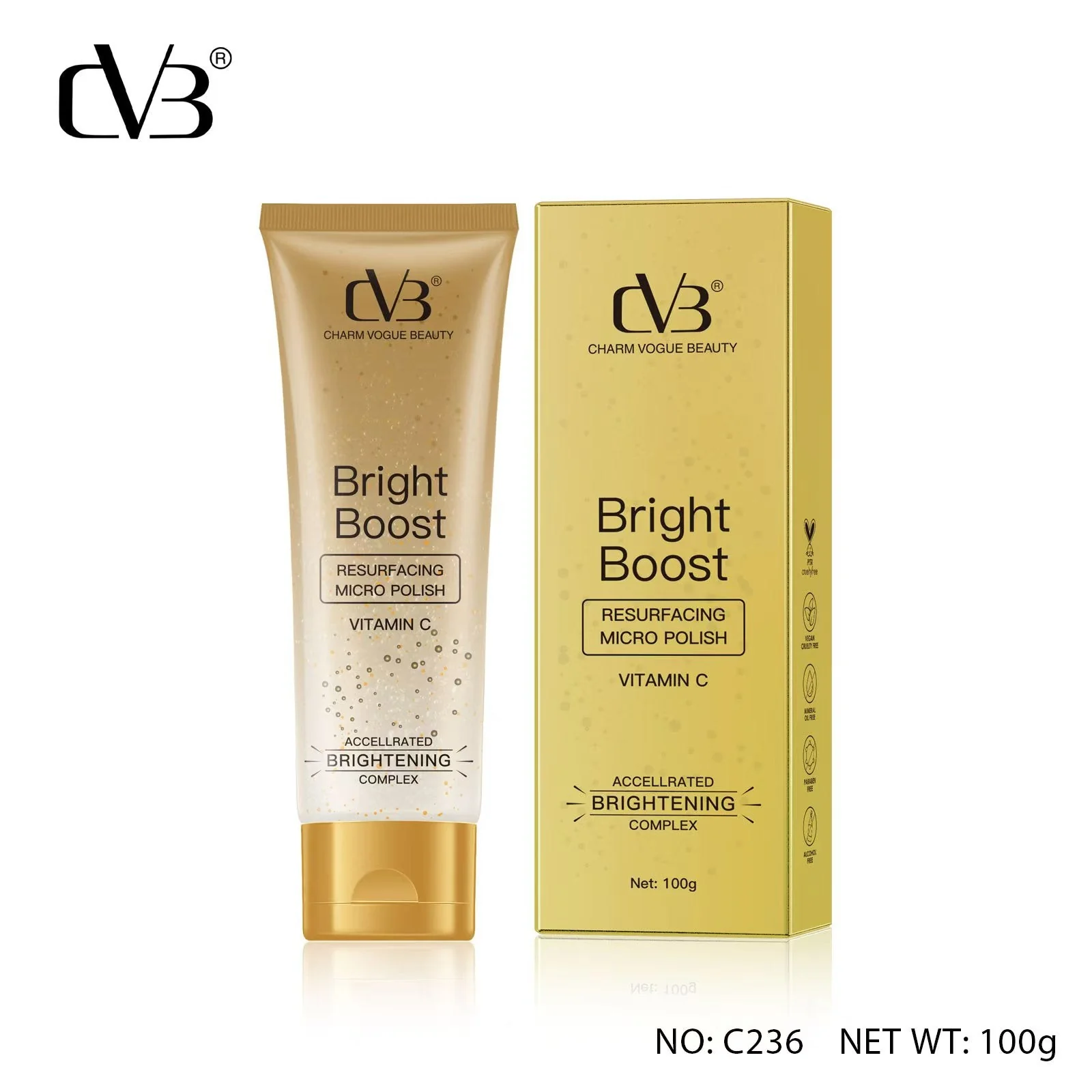 CVB BRIGHT BOOST RESURFACING MICRO POLISH WHITENING BRIGHTENING COMPLEX - Image 2
