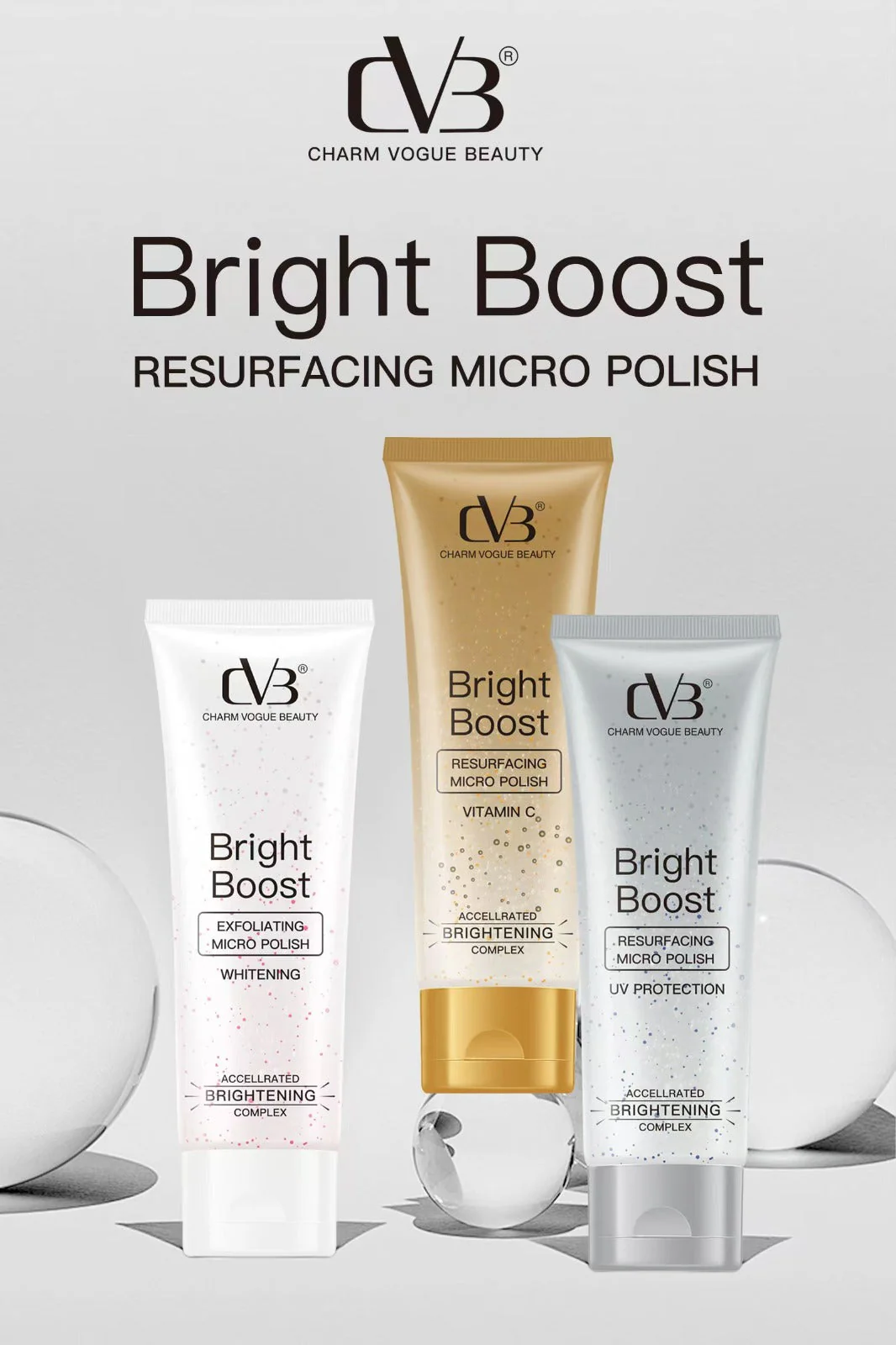 CVB BRIGHT BOOST VITAMIN C RESURFACING MICRO POLISH ACCELLRATED BRIGHTENING COMPLEX Vitamin c  (100 g) - Image 2