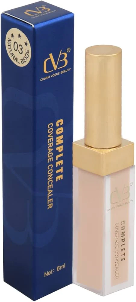CVB C97 Natural Nude Complete Coverage Liquid Concealer for Soft- Matte Finish Look Under Eye Dark Circles & Red Patches (6ml, - Image 4