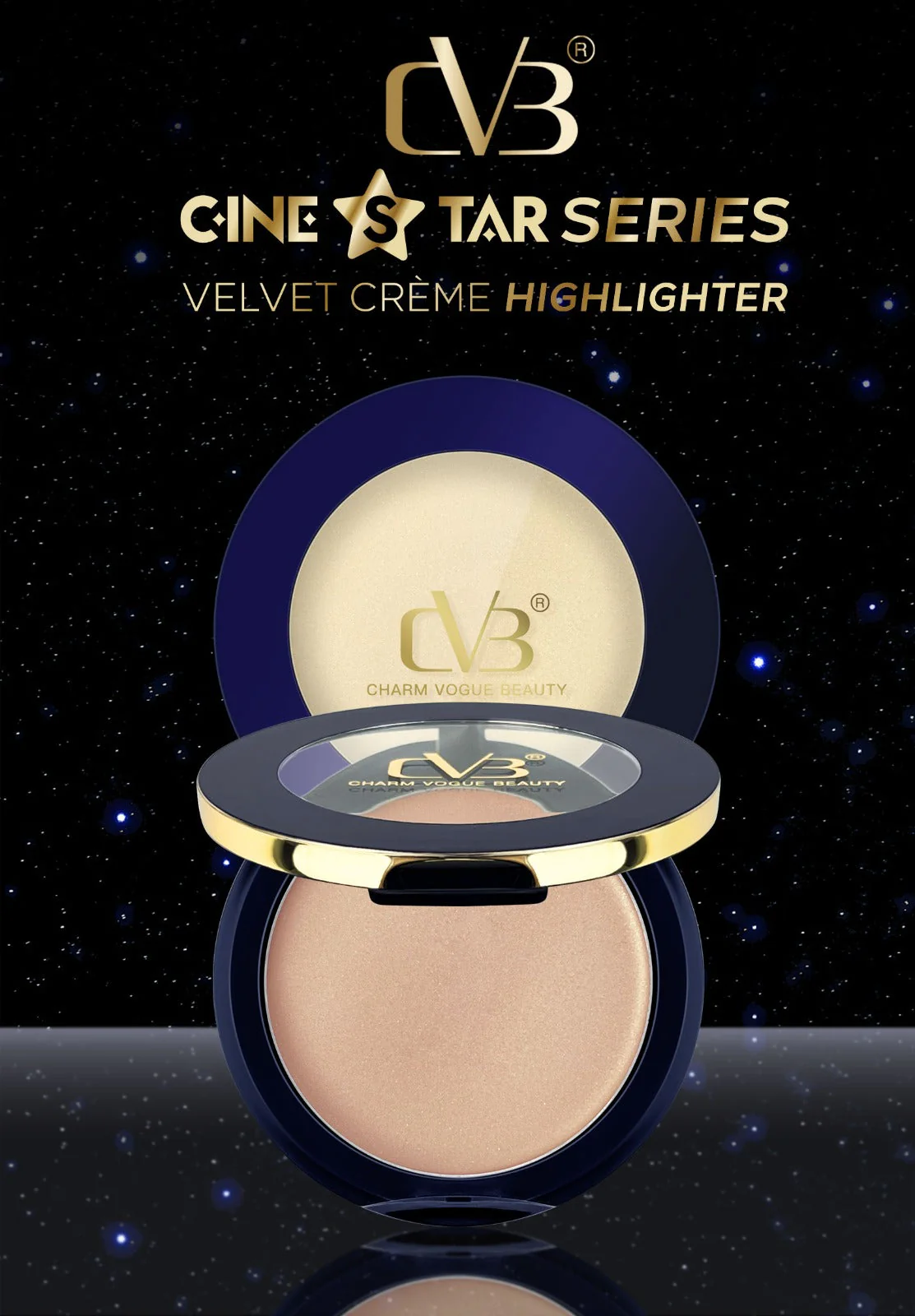 CVB  Cine Star Series Velvet Creme Highlighter 9g c202 - Image 2