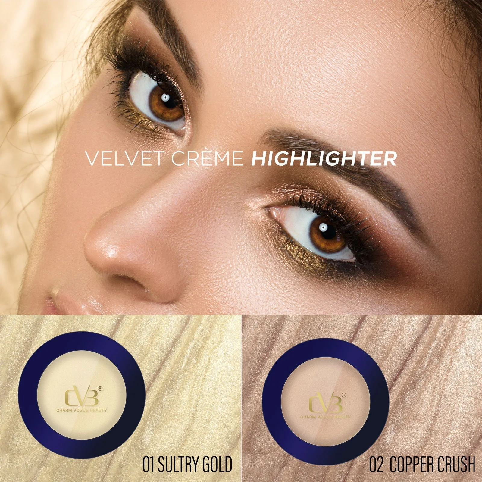 CVB  Cine Star Series Velvet Creme Highlighter 9g c202 - Image 5