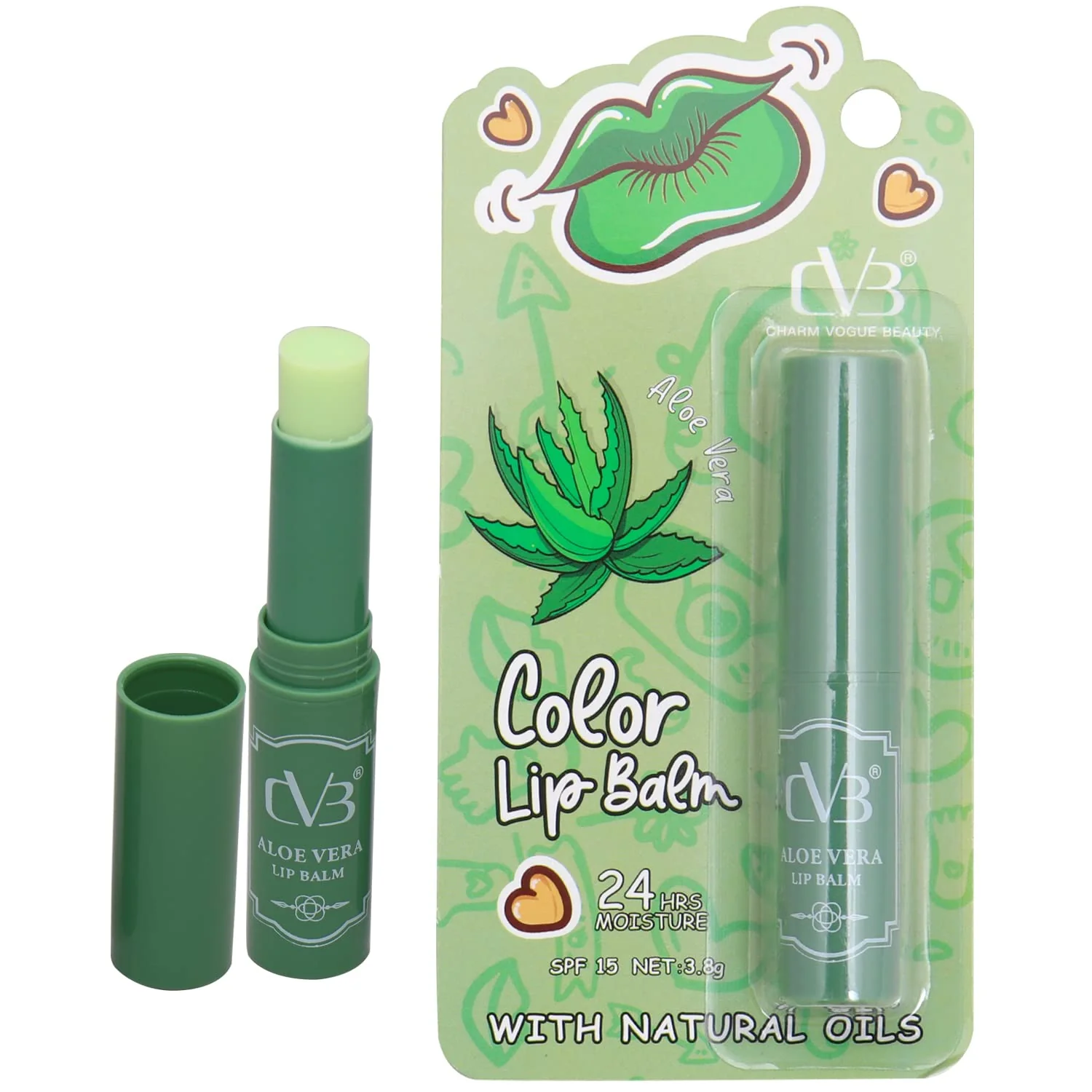 CVB Color  Lip  Balm 2pics buy 1 Get 1 free - Image 3