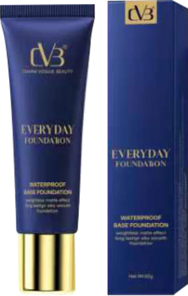 Cvb Everyday Foundation   WATERPROOF BASE FOUNDATION NET 50G
