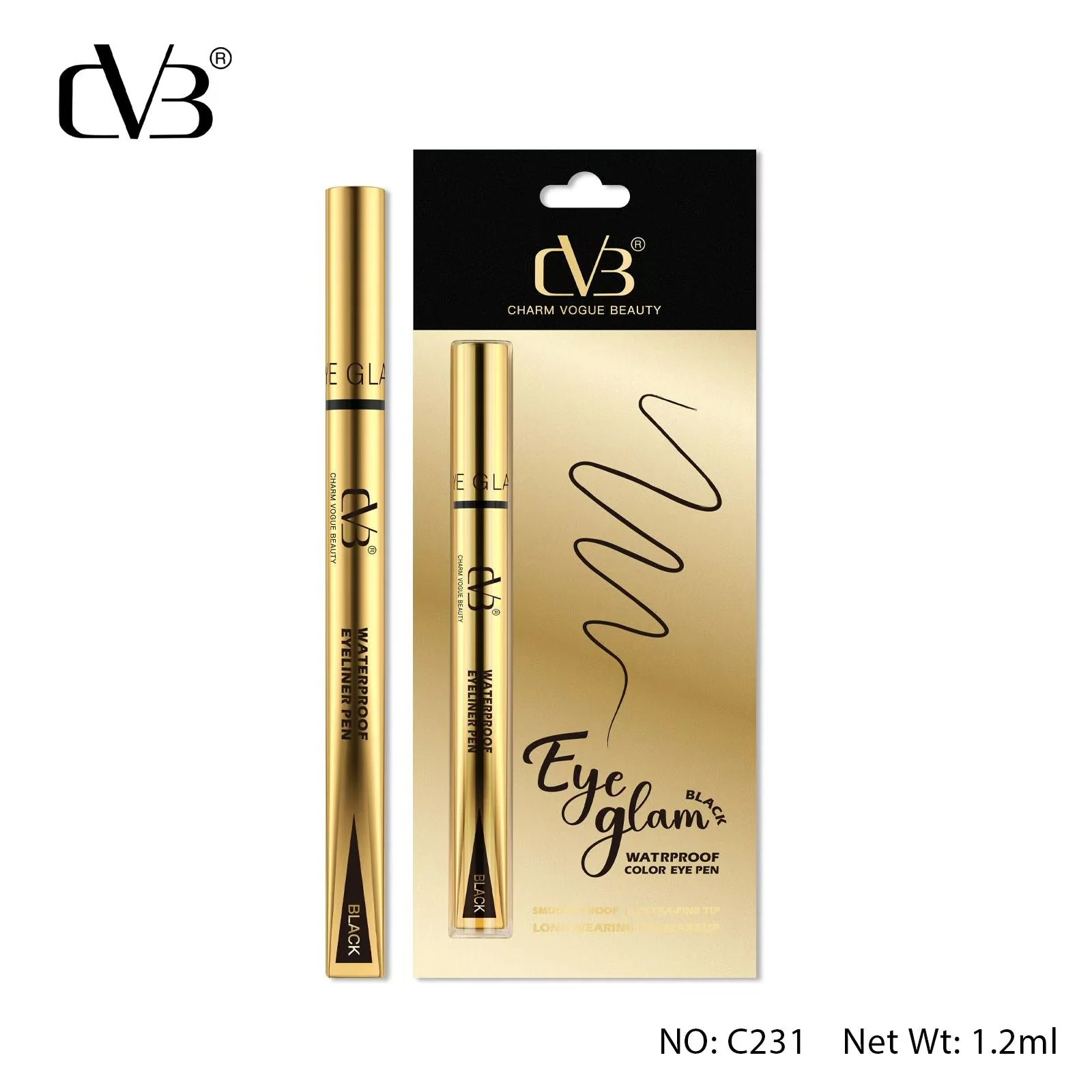 CVB Eye Glam Waterproof color Eye Pen  Eyeliner pen C231