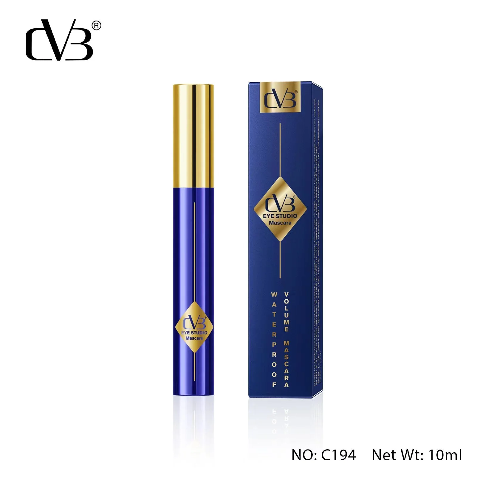 CVB. EYE STUDIO MASCARA WATERPROOF VOLUME MASCARA BLACK 10ML C194 - Image 3
