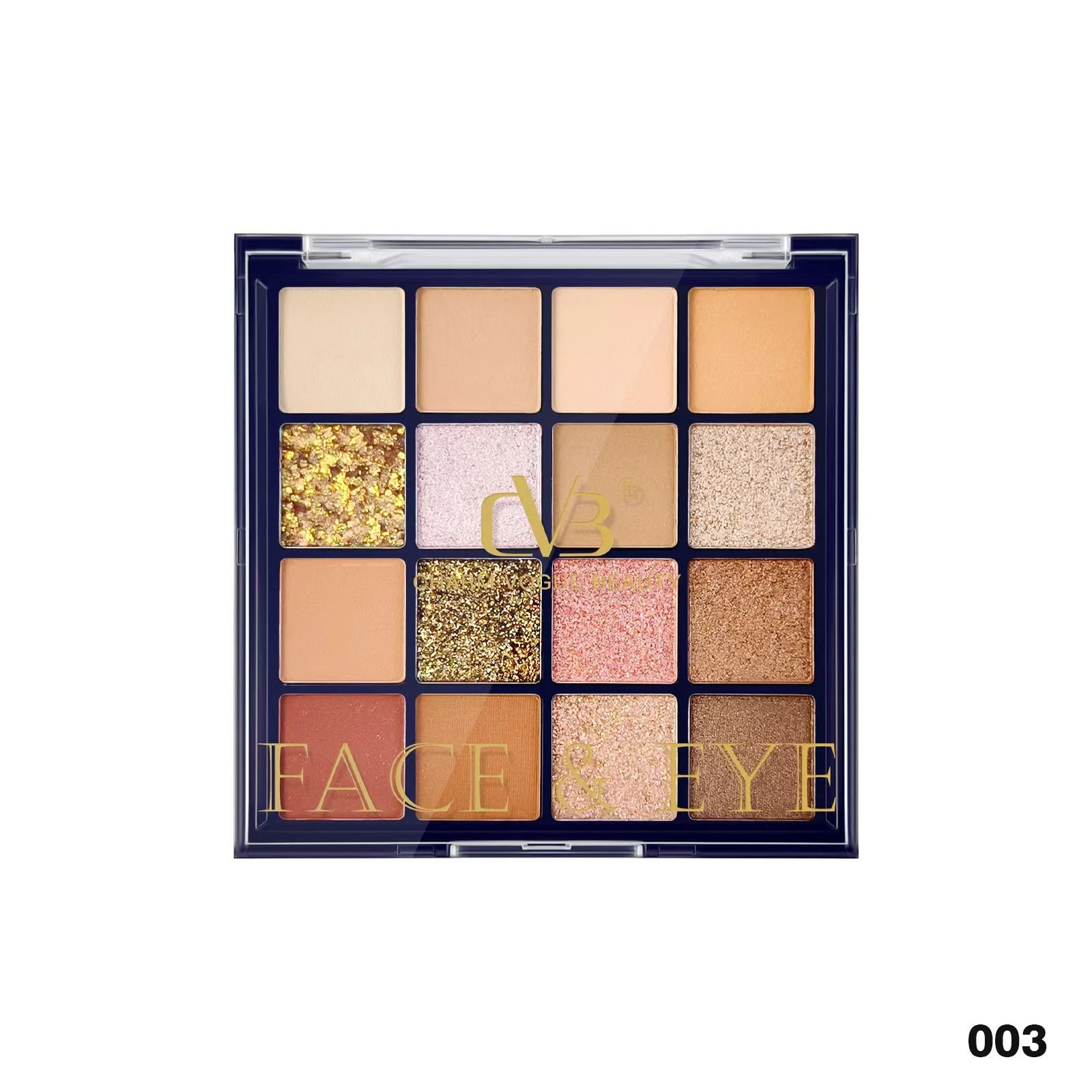 Cvb Face & Eye 16 Colors Eyeshadow Palette  C207 16G - Image 6