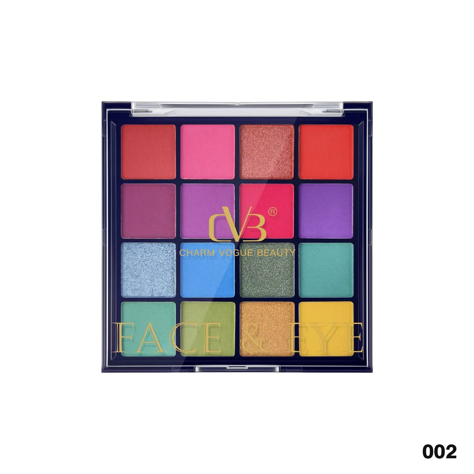 Cvb Face & Eye 16 Colors Eyeshadow Palette  C207 16G - Image 7