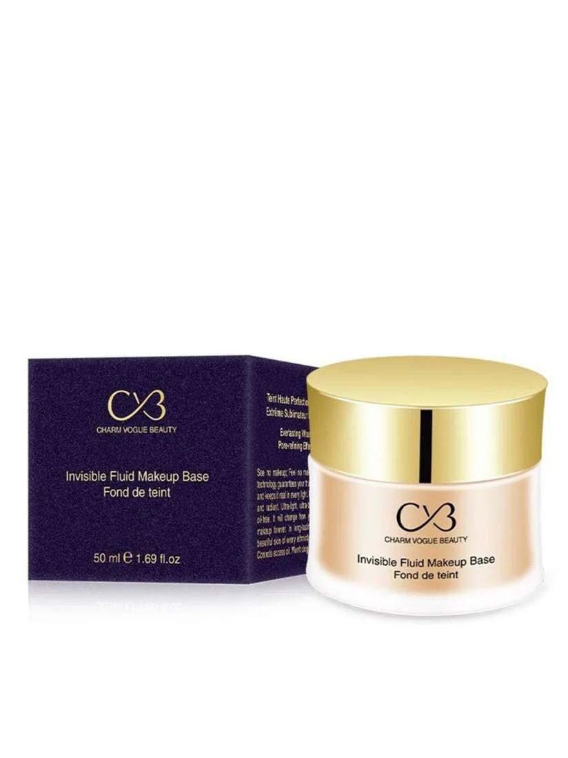 CVB Invisible Fluid Makeup Base Oil-Free Foundation 50 ml -  50ml C44 - Image 3