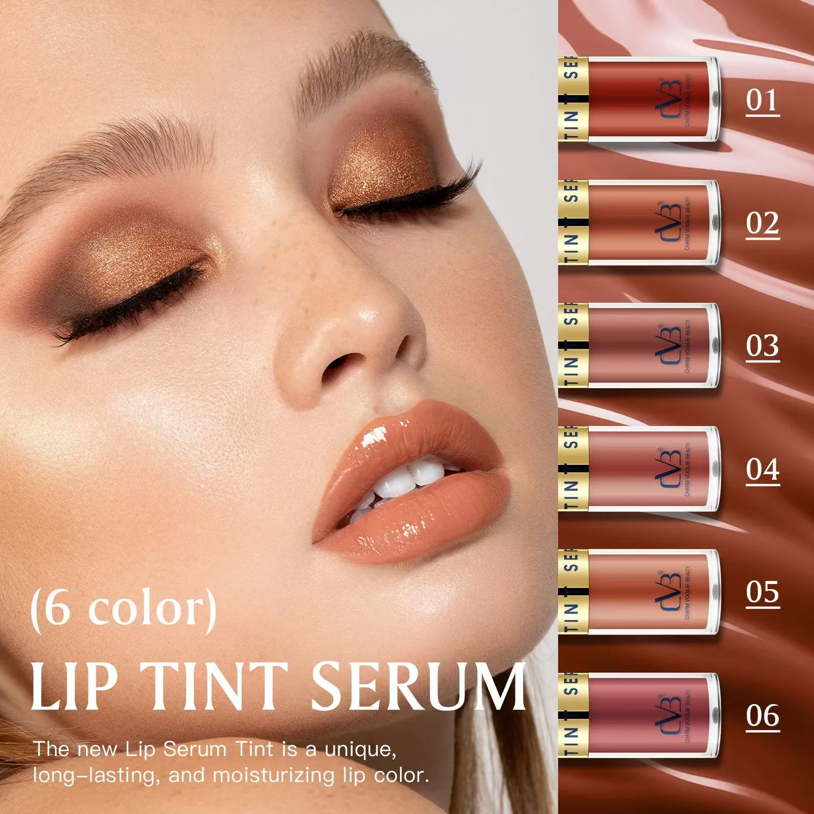 Cvb Lip Tint Serum Long-Lasting  And moisturizing Lip Color  C221 - Image 2
