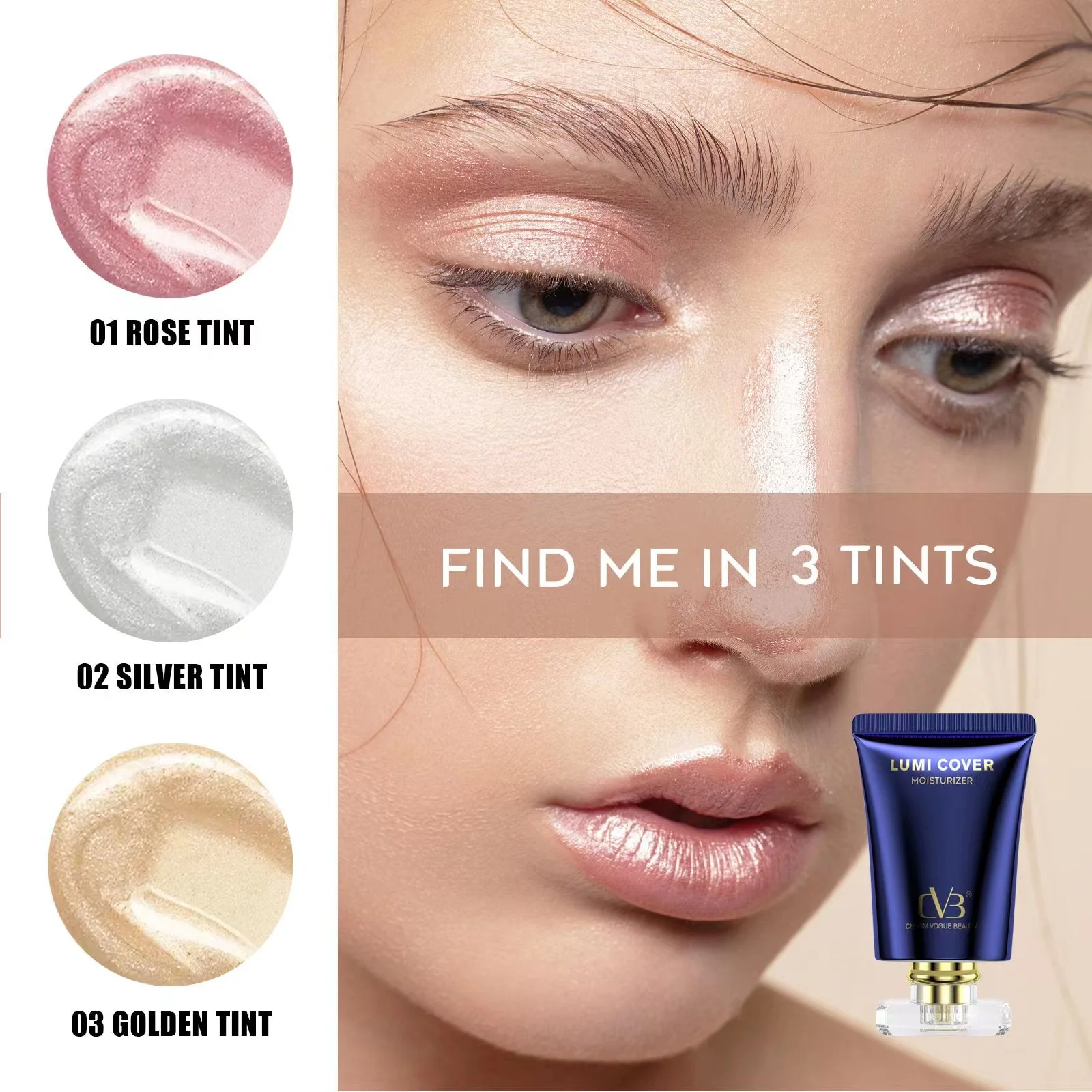 CVB Lumi Cover highlighter In Moisturizer +SPF NET 50G - Image 5