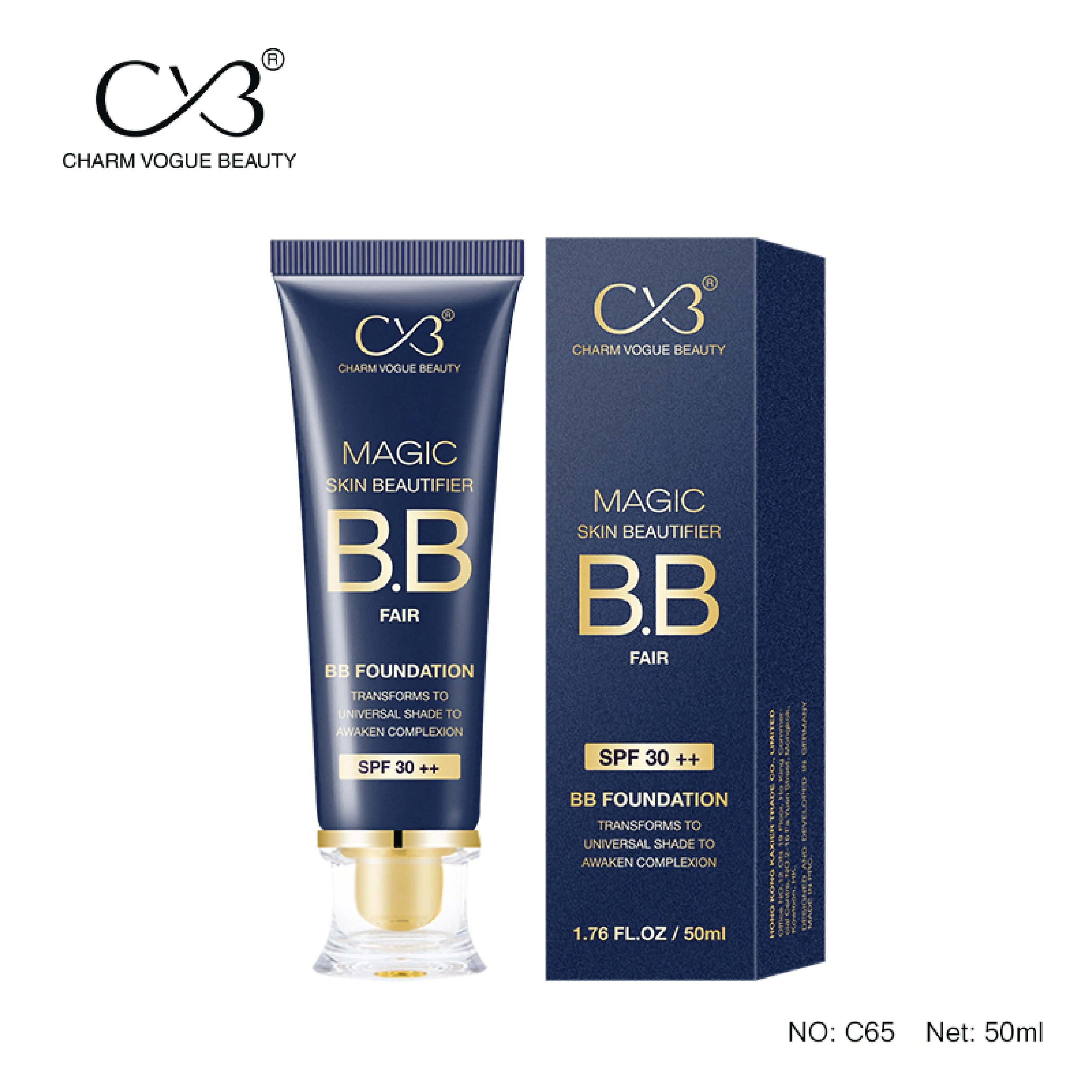 CVB Magic Skin Beautifier B.B FAIR Foundation SPF30++ C65 - Image 5
