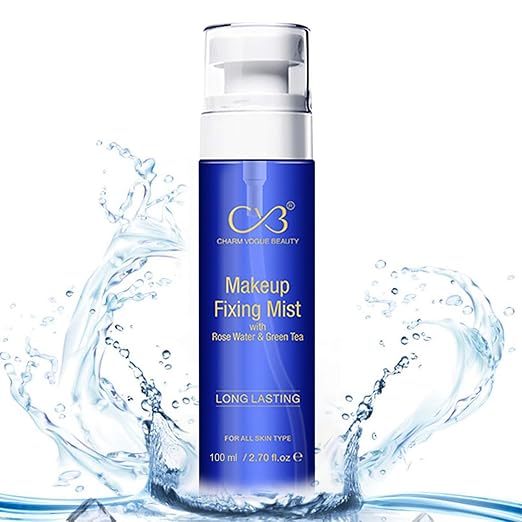 CVB Makeup Fixing Mist with Rose Water & Green Tea – 80ml C20 - Image 3