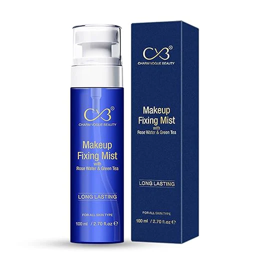 CVB Makeup Fixing Mist with Rose Water & Green Tea – 80ml C20 - Image 4