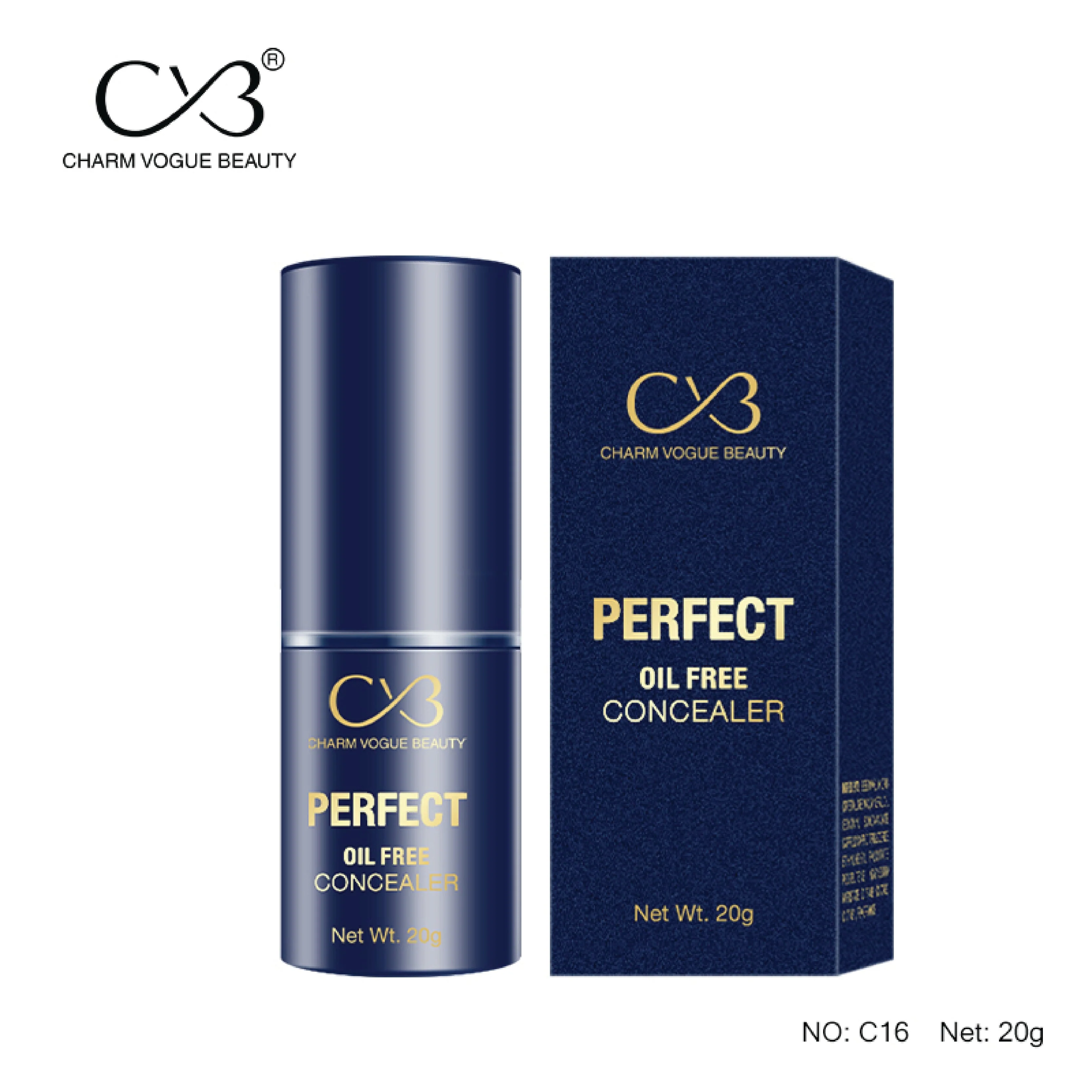 CVB Paris Perfect Oil Free Concealer – 20g C16 - Image 3