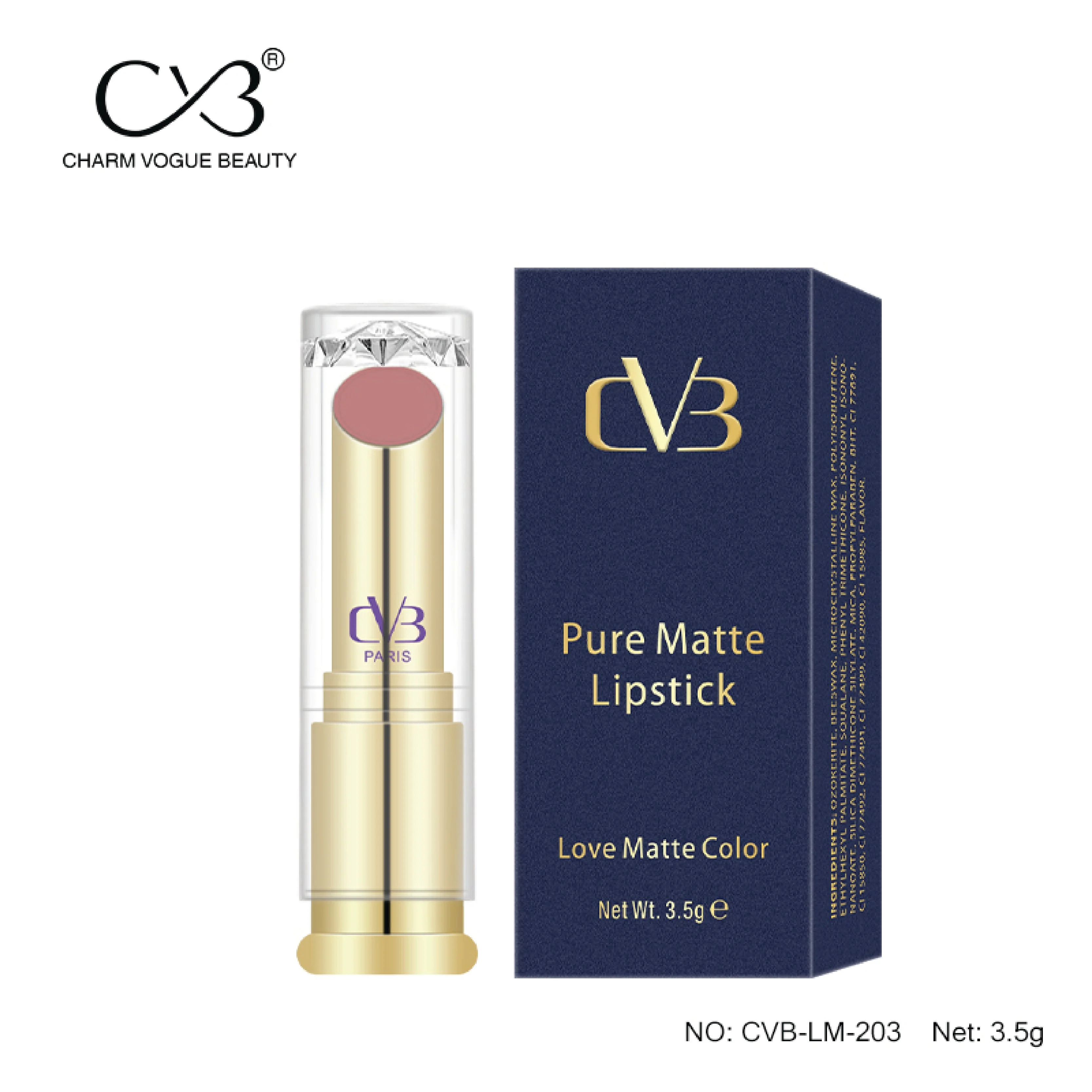 CVB Pure-Matte Lipstick Love Matte Color - Image 3