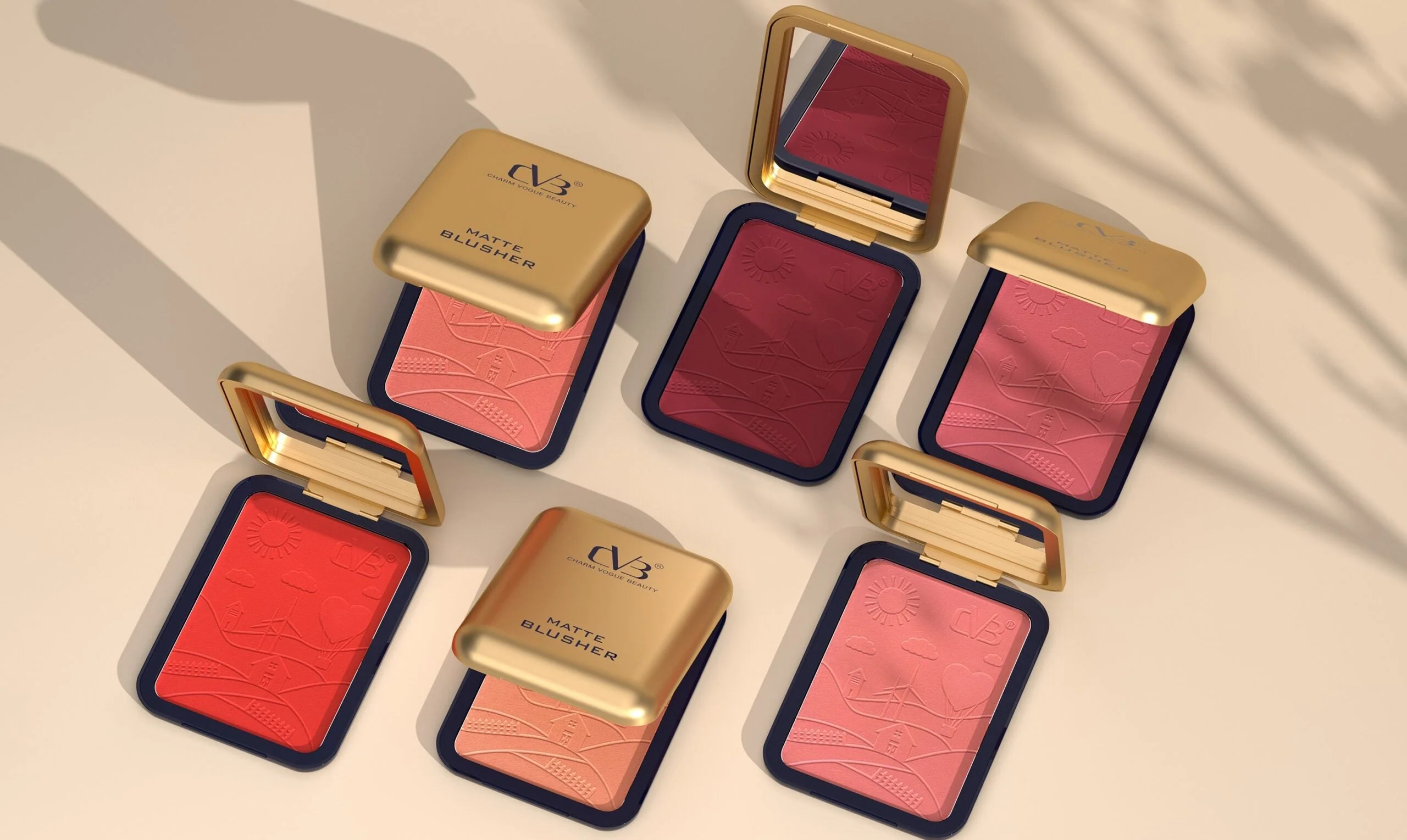 CVB Pure Rouge Lightweight Matte Blusher -C120 - Image 4