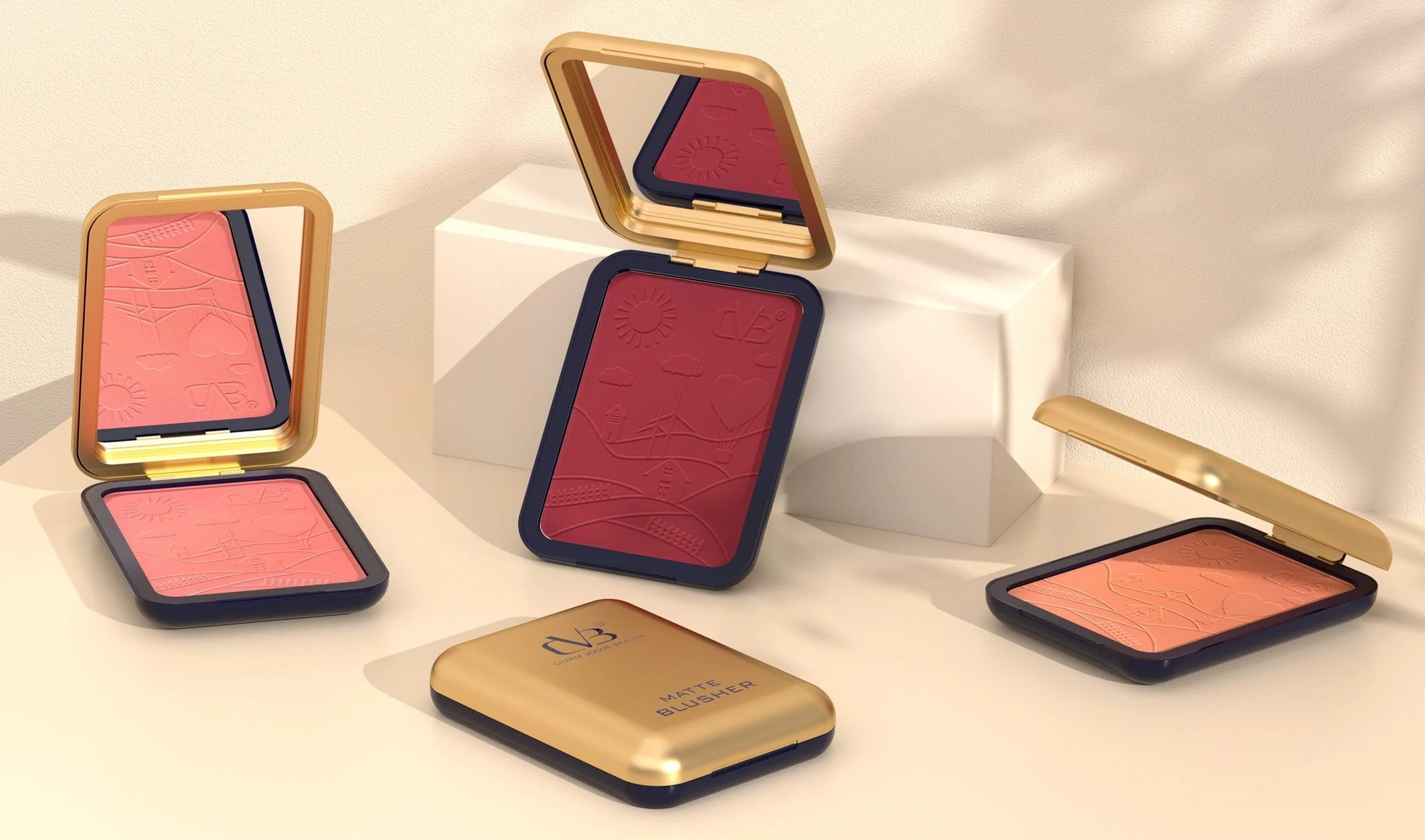 CVB Pure Rouge Lightweight Matte Blusher -C120 - Image 7