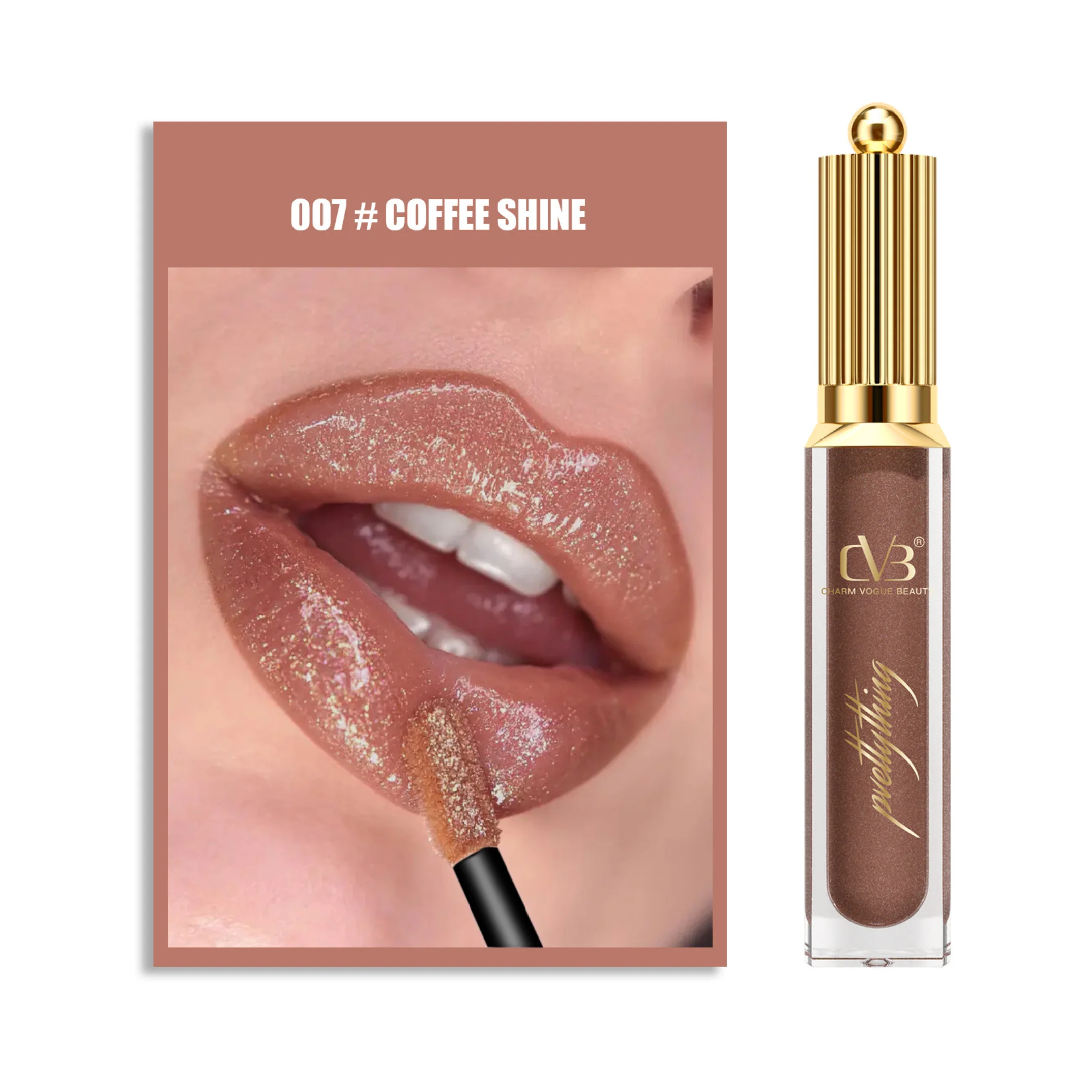 CVB SHIMMER BOMB LIPGLOSS WITH VITAMIN E SUPER SOFT PIGMENT C-158 - Image 10