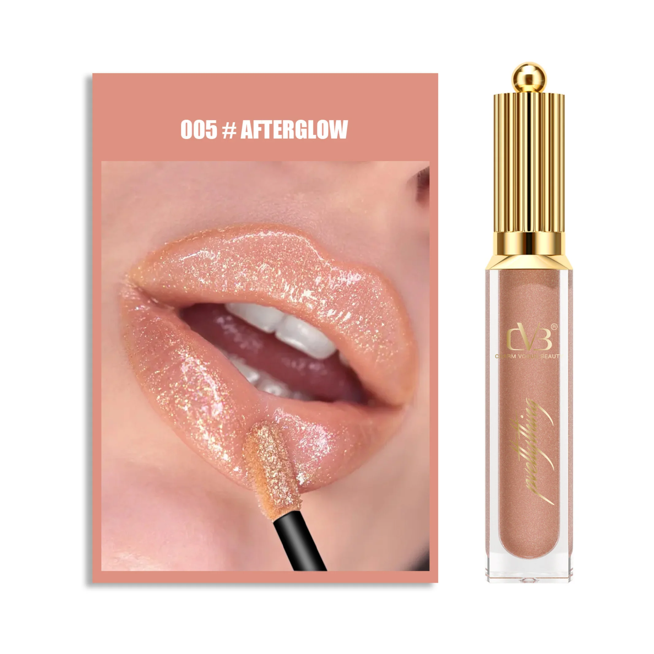 CVB SHIMMER BOMB LIPGLOSS WITH VITAMIN E SUPER SOFT PIGMENT C-158 - Image 11