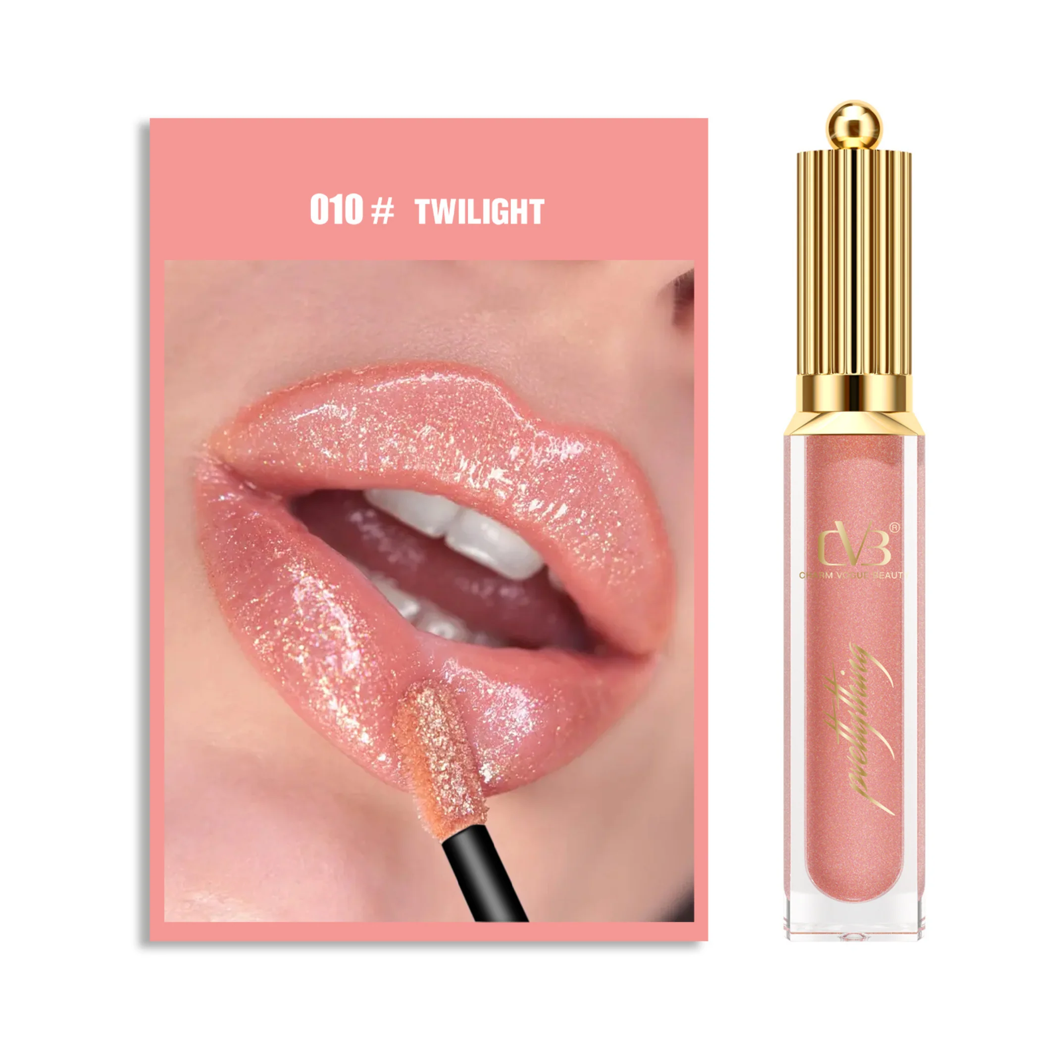 CVB SHIMMER BOMB LIPGLOSS WITH VITAMIN E SUPER SOFT PIGMENT C-158 - Image 13
