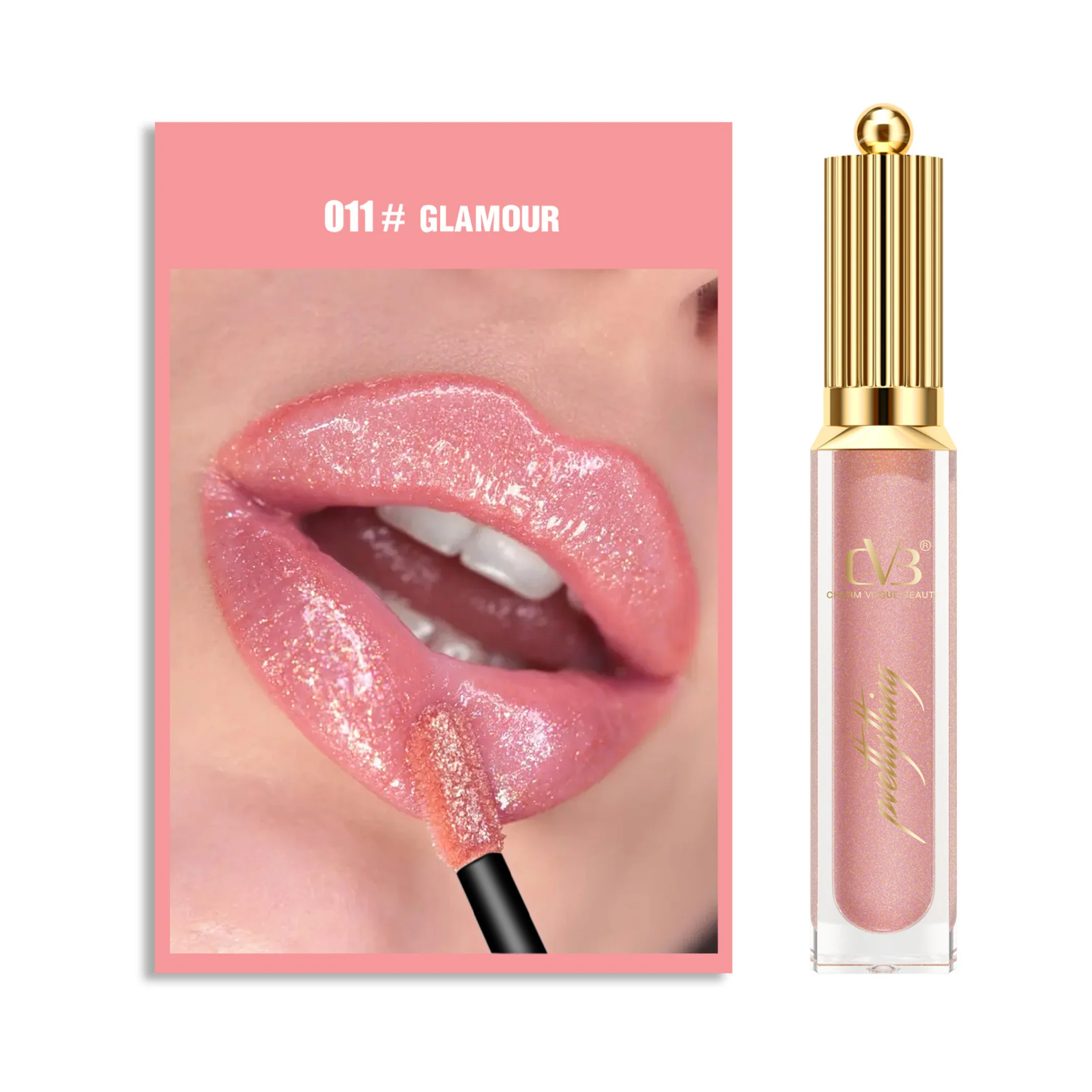 CVB SHIMMER BOMB LIPGLOSS WITH VITAMIN E SUPER SOFT PIGMENT C-158 - Image 14