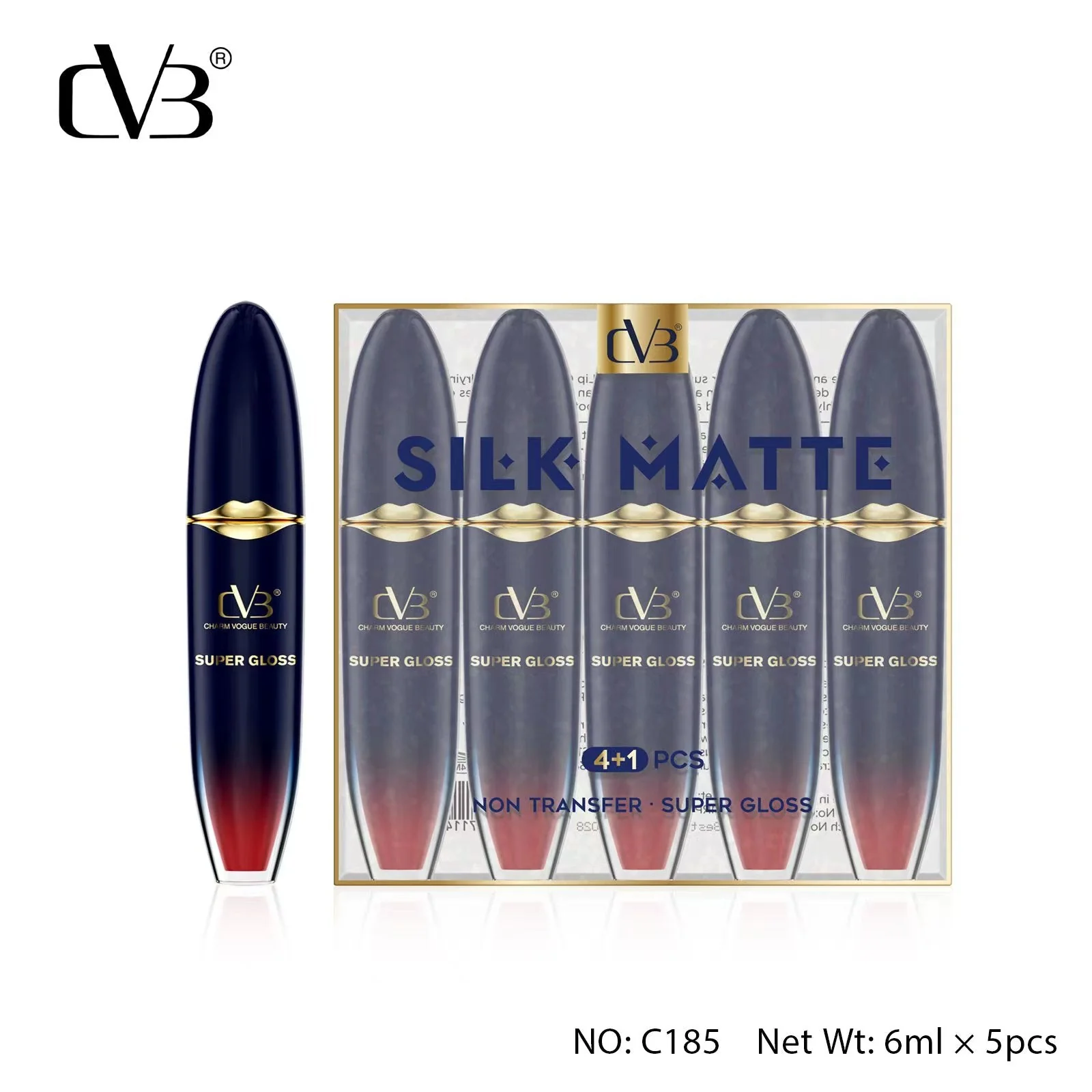 CVB  Silk Matte Super Gloss  Non Transfer  6ml C185 - Image 3