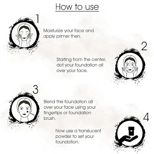 CVB Skin Shield Foundation Anti Pollution Peach Cream Foundation - Image 5