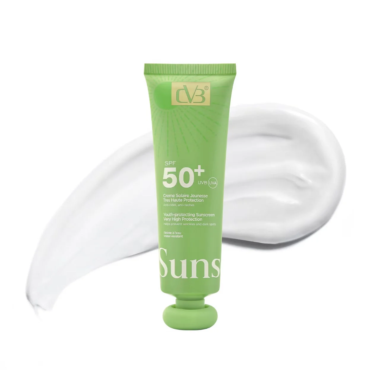 Cvb Sunscreen SPF S0+++ UVB UVA Youth-protecting sunscreen very protection wrinkles and Dark Spots c-240C - Image 2
