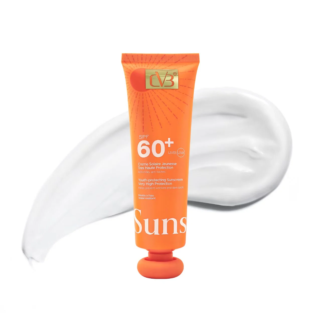 Cvb Sunscreen SPF60+++ UVB UVA Youth-protecting sunscreen very protection wrinkles and Dark Spots  c-240A - Image 2