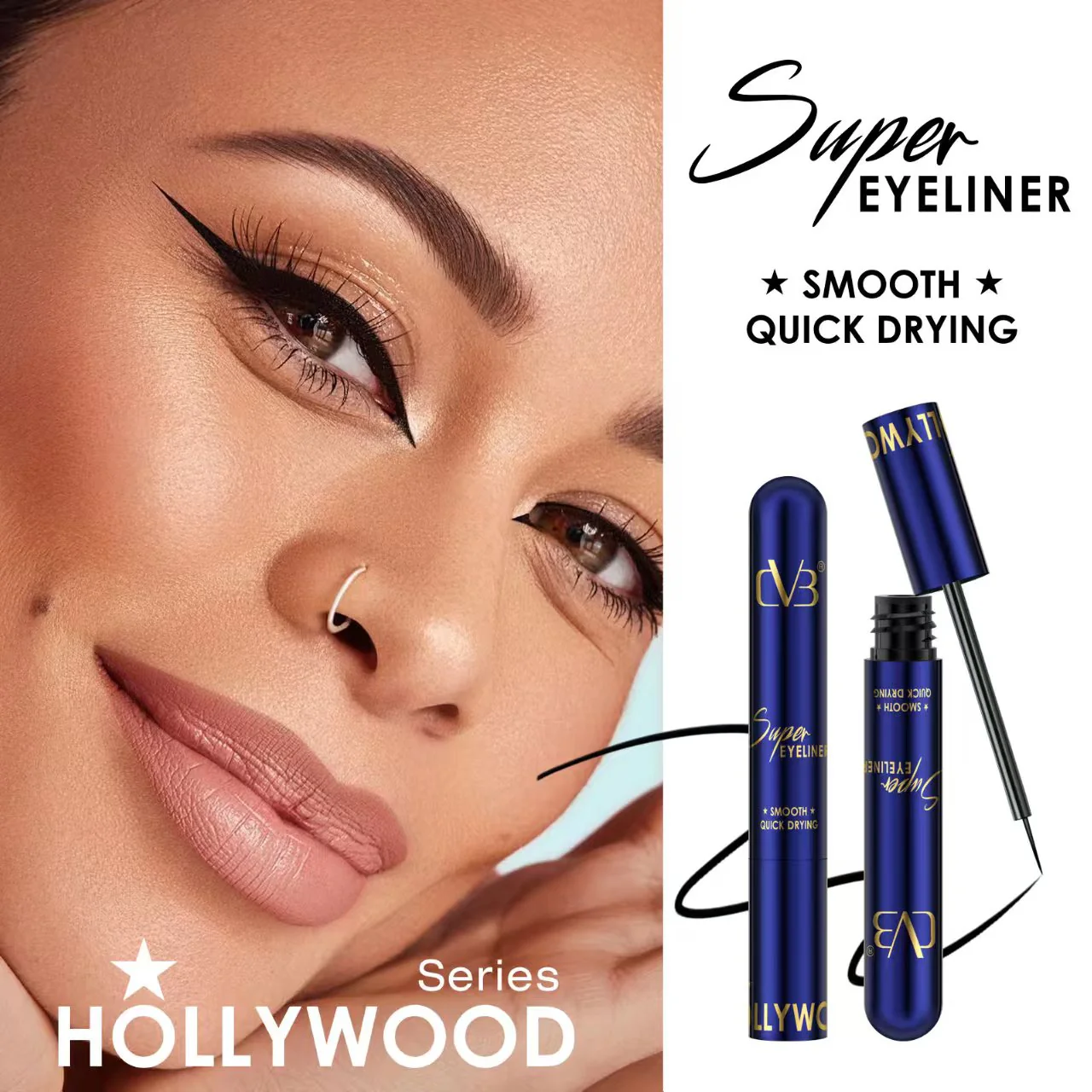 CVB SUPER EYELINER SMOOTH QUICK DRYING SERIES HOLLYWOOD C249 - Image 3