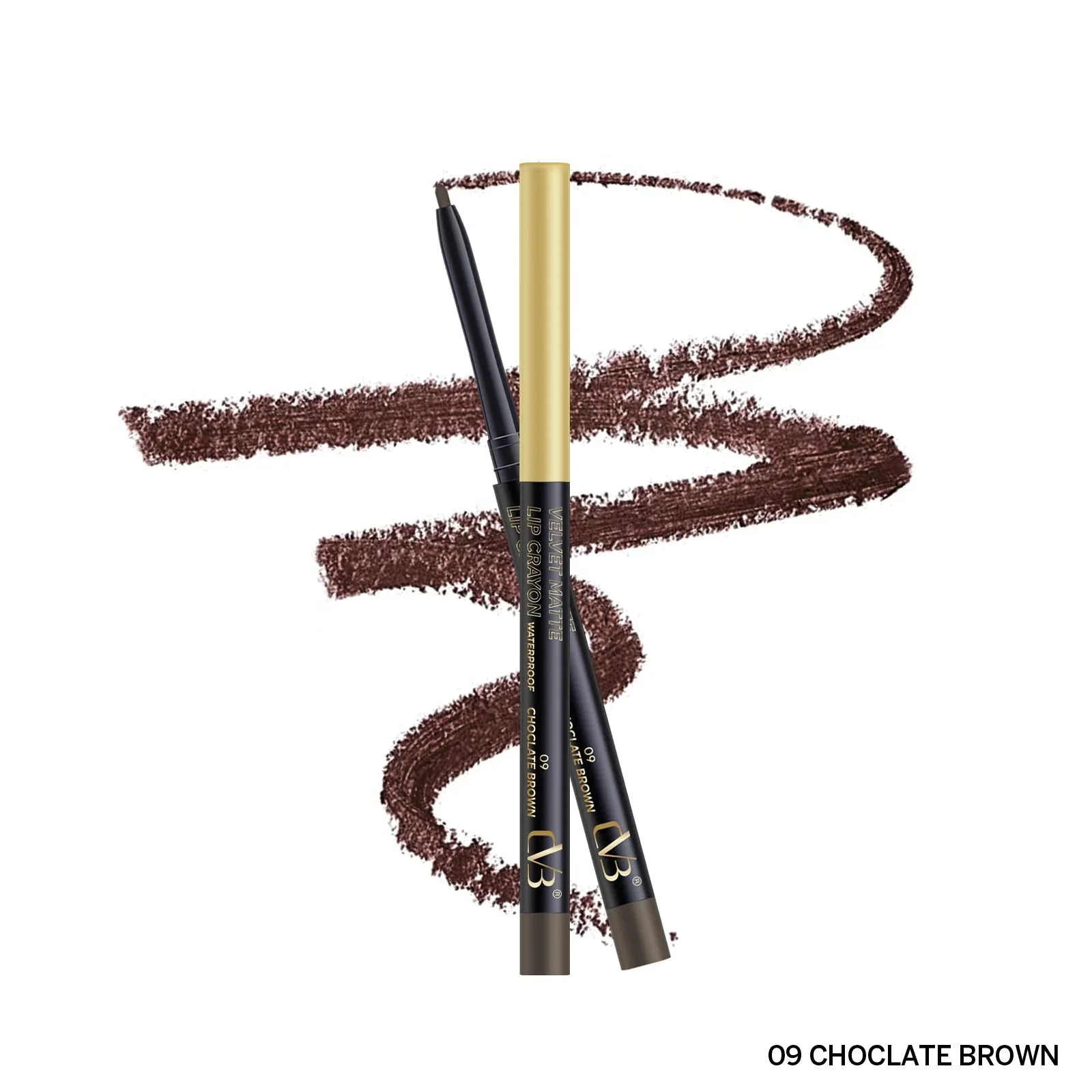 CVB  Velvet Matte Lip Crayon Wateroroof Color Contour  C189 - Image 13