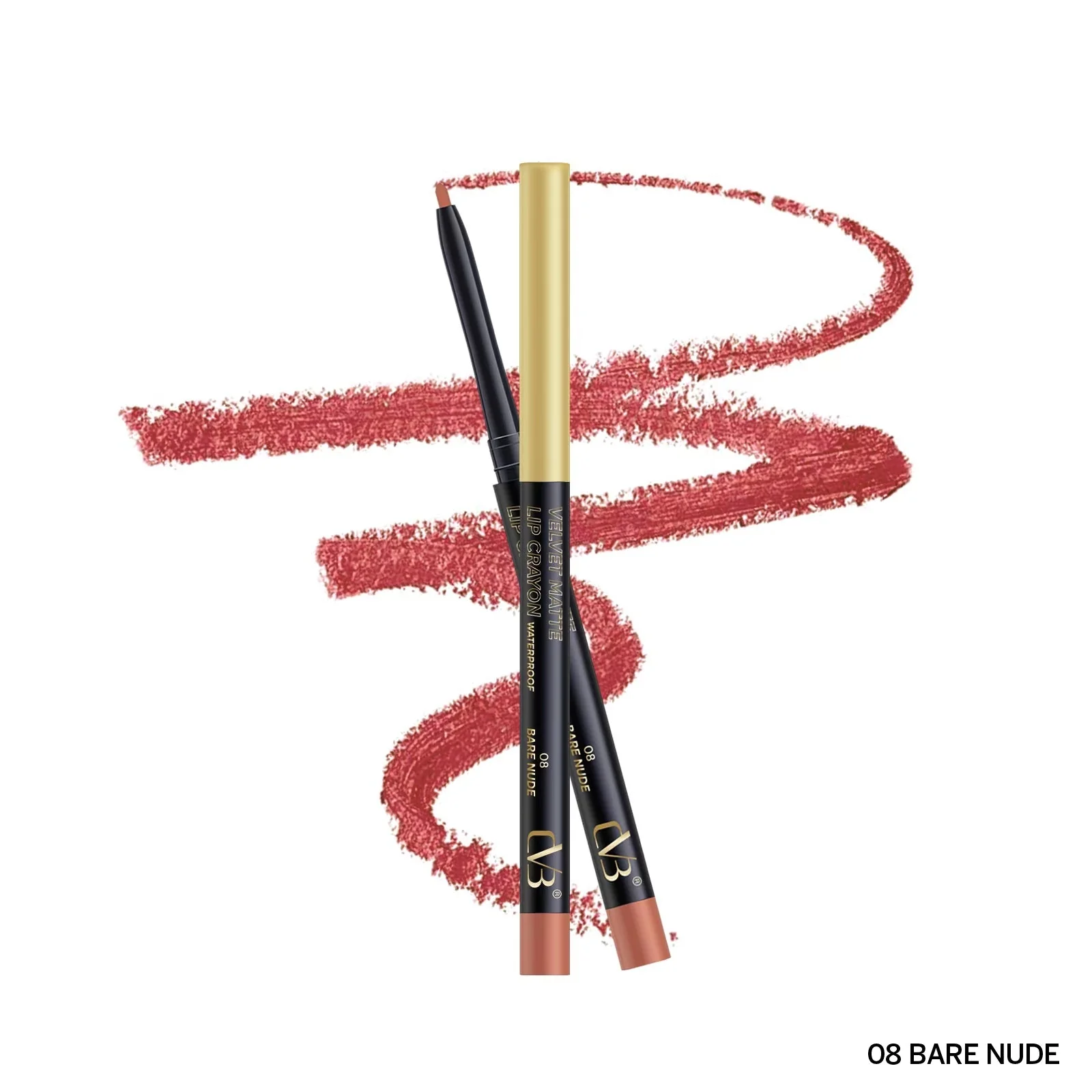 CVB  Velvet Matte Lip Crayon Wateroroof Color Contour  C189 - Image 21