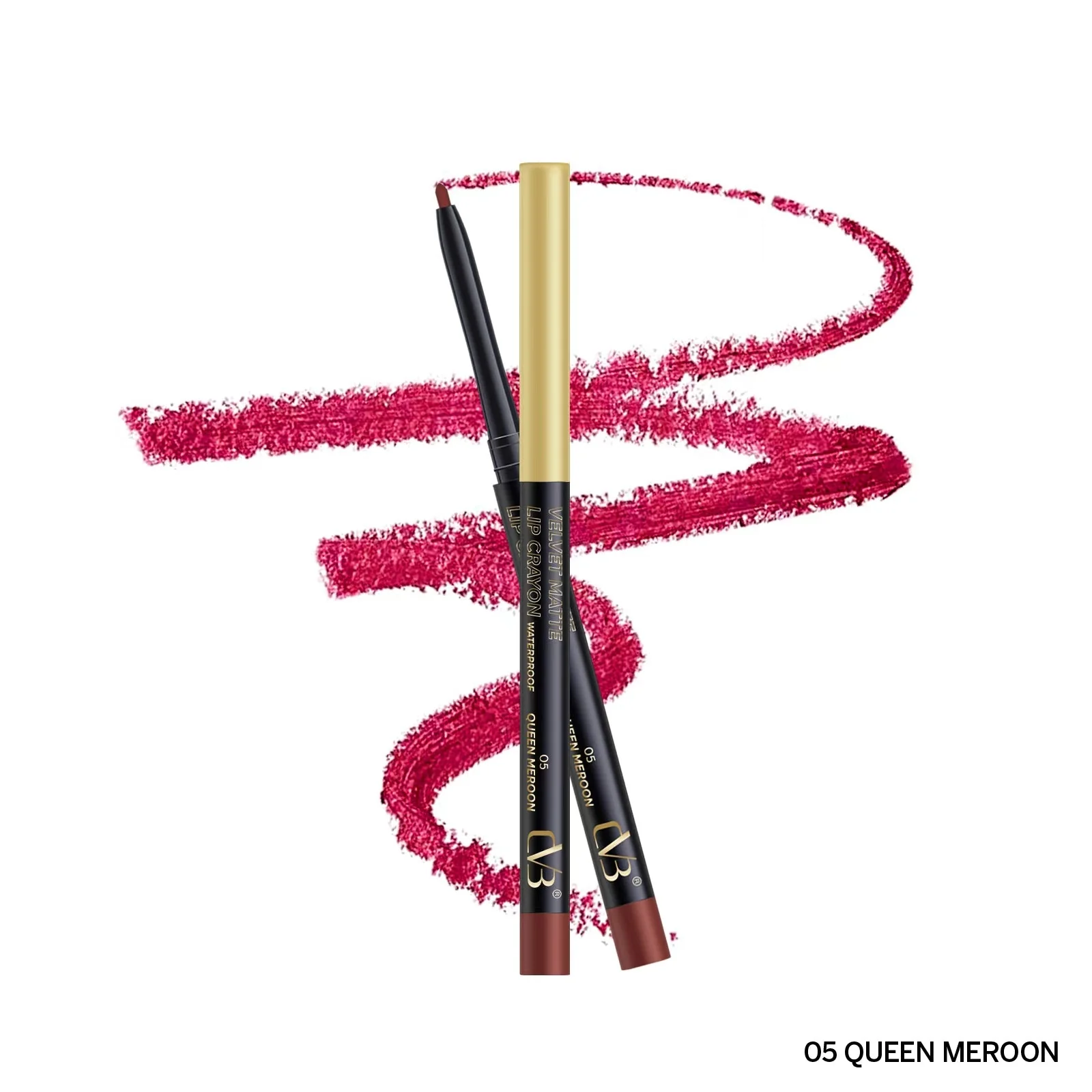 CVB  Velvet Matte Lip Crayon Wateroroof Color Contour  C189 - Image 9