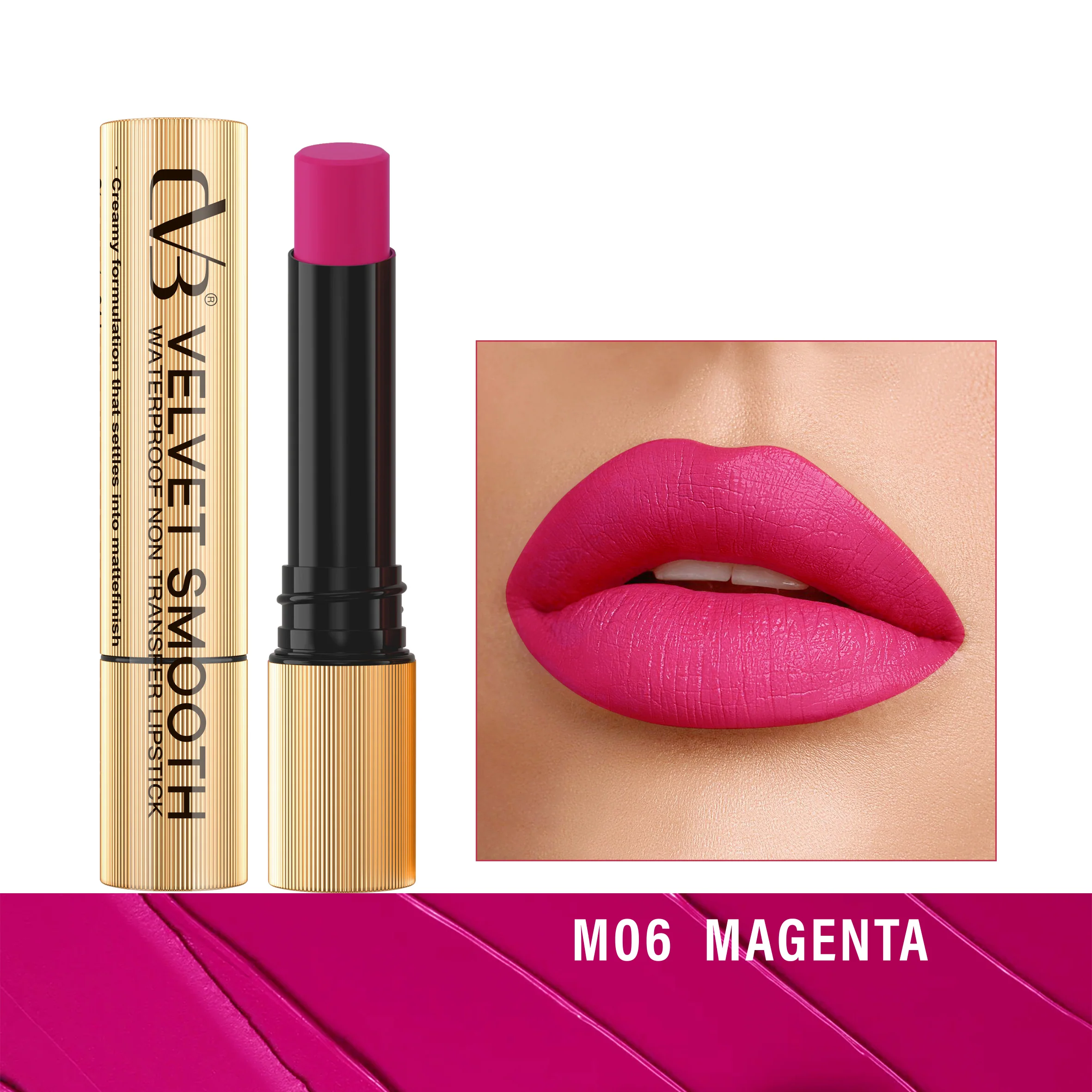 CVB Velvet Smooth Waterproof Non Transfer Lipstick C166 - Image 7