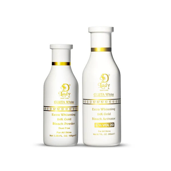 D Lady Gluta White 24K Gold Skin Polish Kit