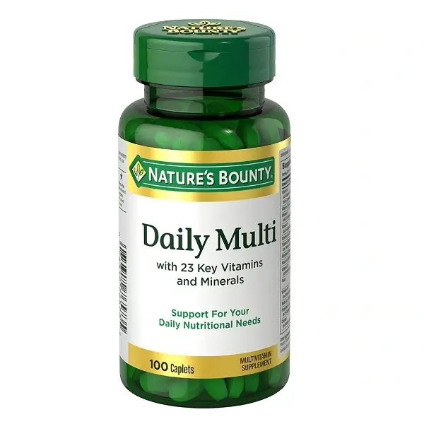 Daily Multi 23 Key Vitamins and Minerals 100 Caplets