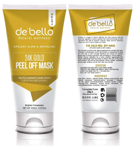De'bello 24K Gold Peel Off Mask 150 ML