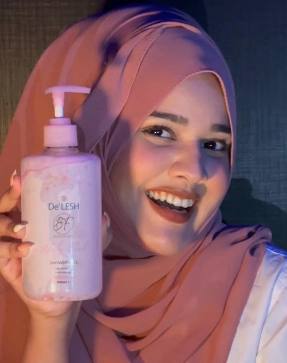 Delesh Body Factor Shower Gel Misty Pink - Image 2