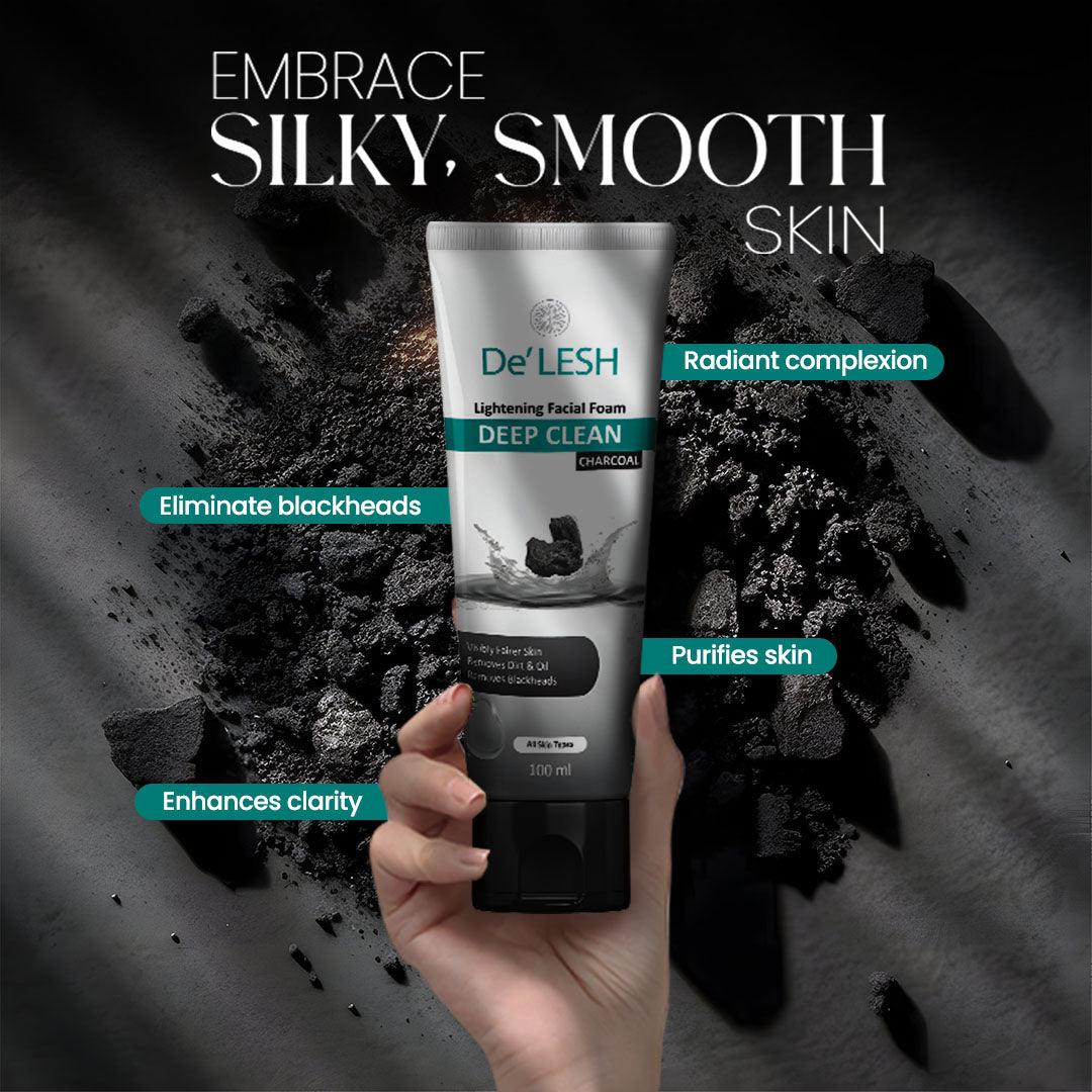De'Lesh Charcoal Face Wash - Image 2