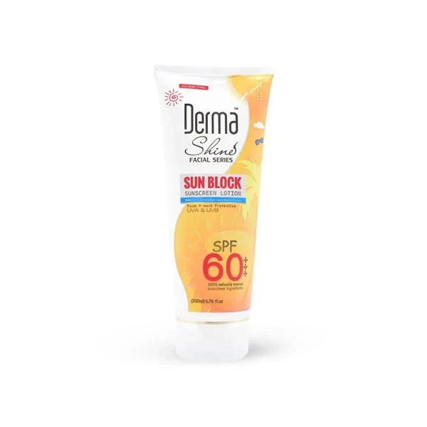Derma Shine Sun Block SPF 60 200 ml