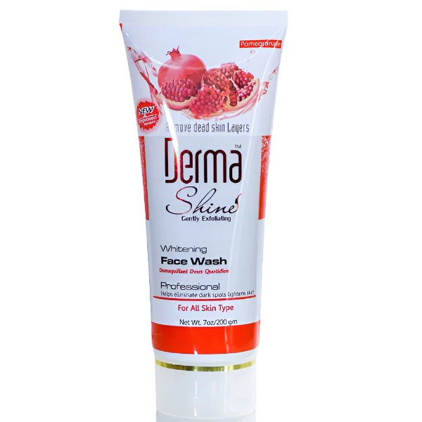Derma Shine Whitening Face Wash 200g Pomegranate