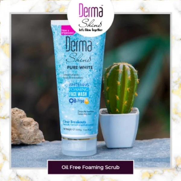 Derma Shine Whitening Foaming Face Wash 200g