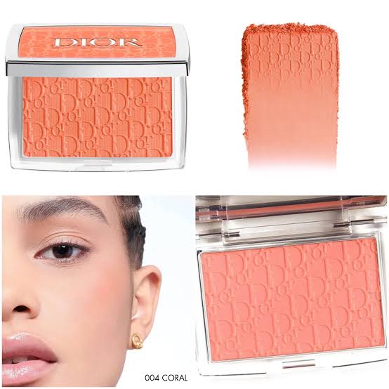 Dior Rosy Glow Blush- 004 Coral - Image 2
