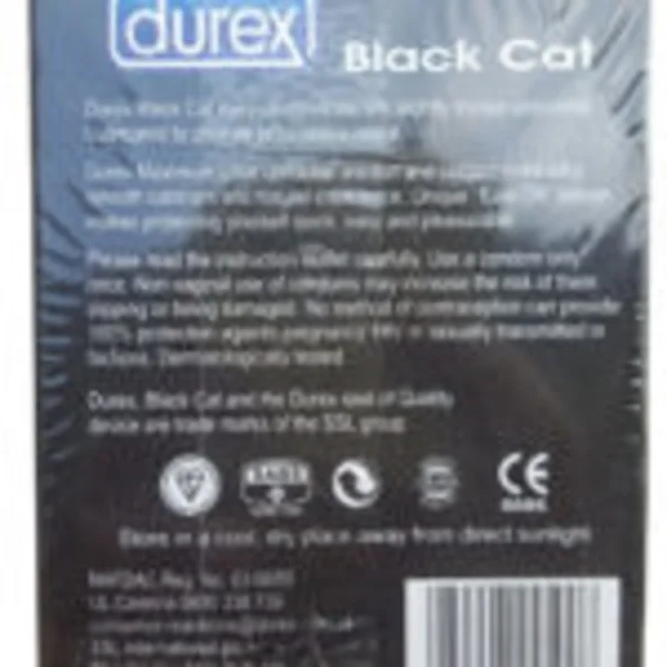 Durex Black Cat Extra Save Condoms 12 Pieces Rs.425 - Image 3