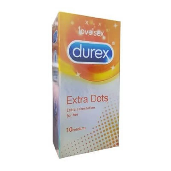 Durex Extra Dots Extra Stimulation 10 Condoms