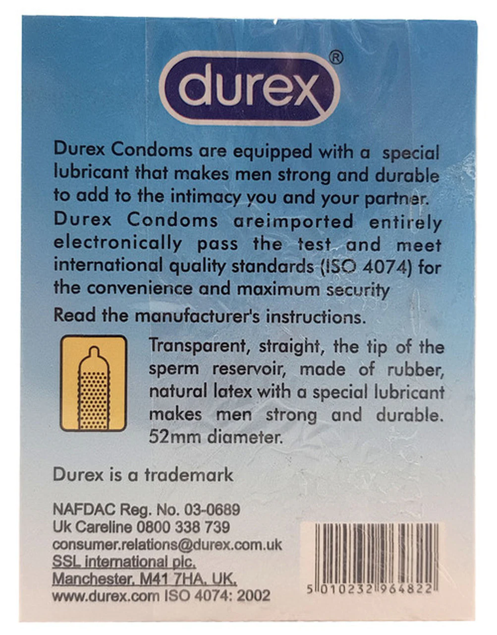 Durex More Love Lubricated Ultra Thin Condoms 12 Pieces - Image 2