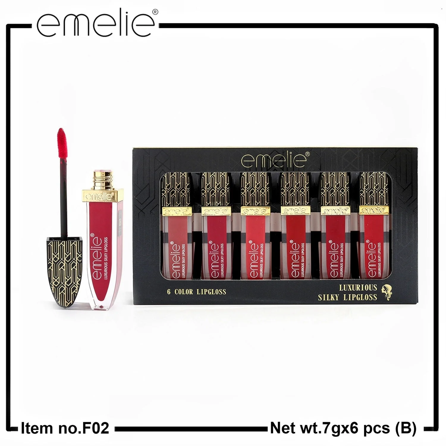 Emelie Luxurious Silky Lip Gloss 7 GM - Image 3